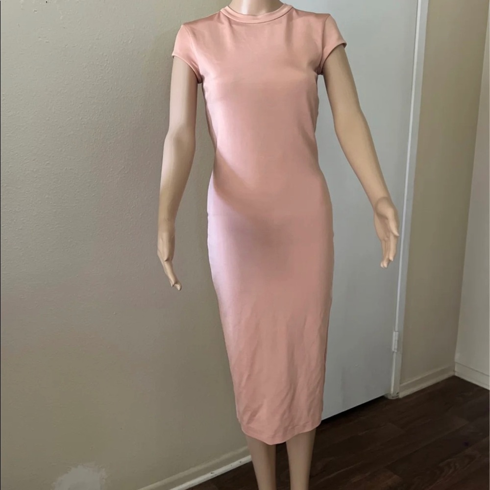 Lights blush pink/nude pencil shape H&M dress size 8